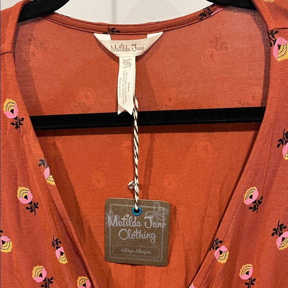 Matilda Jane Isn’t it Lovely Faux Wrap Dress - Picture 3 of 5